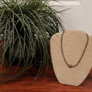 Freshwater pearl turtle necklace